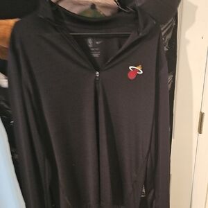 Nike Dri Fit Miami Heat Black Pullover